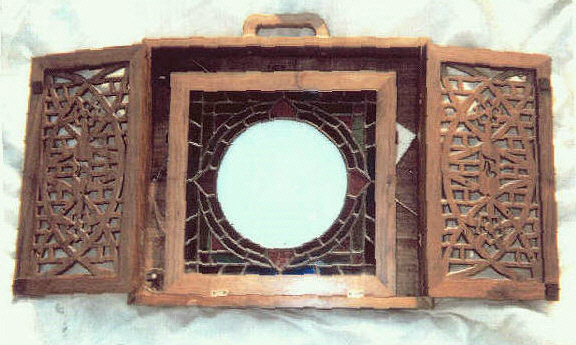 Mirror box with Stained Glass
