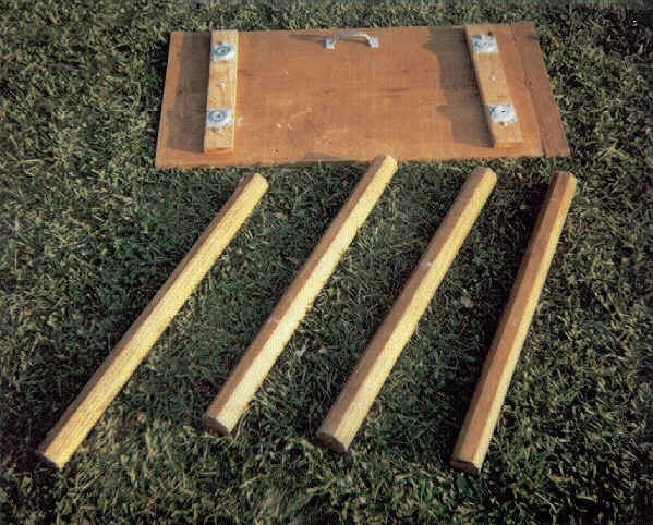 Demountable Table and legs.