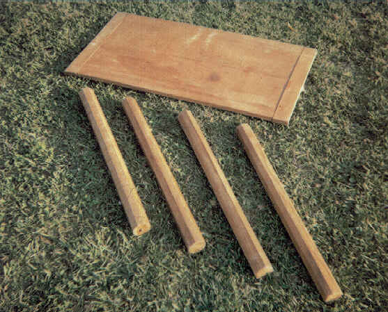 Demountable table, Top View